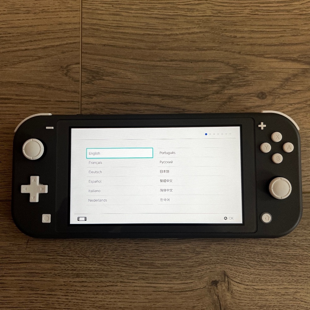 Nintendo Switch Lite - GRAY - Used (Mint Condition) With case and games